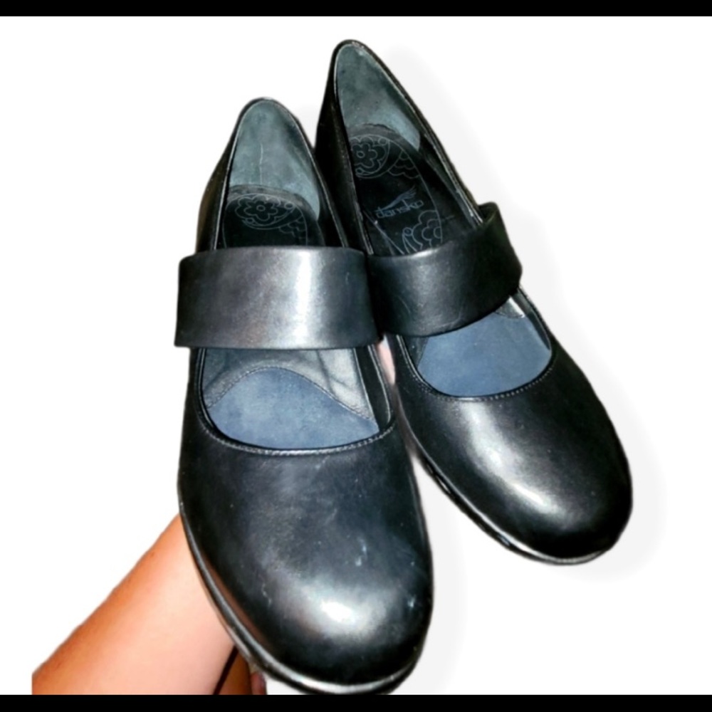 Dansko Mary Jane Clogs block heel